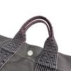 HERMES Her LinePM Tote Bag canvas gray unisex Used