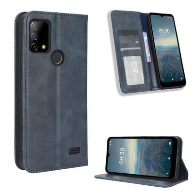 Flip Cover für Vodafone Smart T23,V22,V11,X9,N10,V10 [Flip Vintage Leder] Stoßfeste langlebige Retro Ledertasche