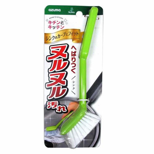 Azuma "Clean Every Corner" Sink Brush, Green, KK707G