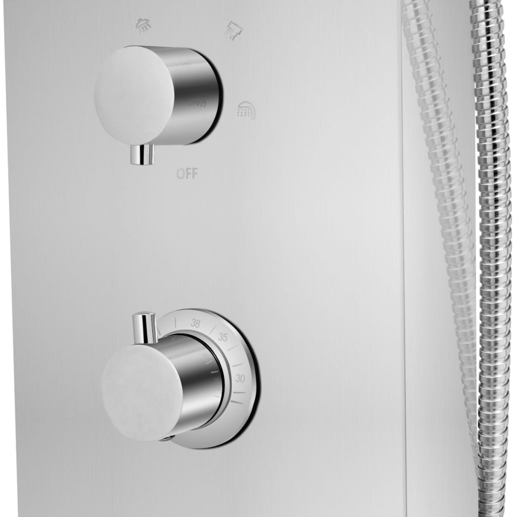 Stainless Steel Curved Shower Panel