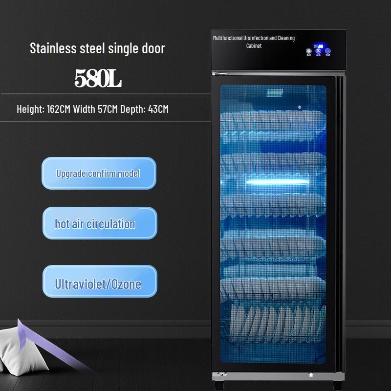 Large Capacity Vertical Double Door Disinfection Cabinet for Tableware