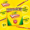 Crayola Twistable 50 Twistables Kritor de Stora Autentiska Kritorna, Färger, 50, Infällbara, 523420,