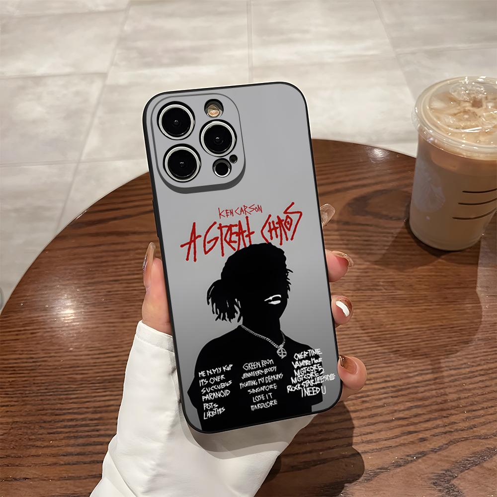 Ken Carson A Great Chaos Phone Case For 17 Pro Max Iphone 14 16 Pro Max 12 15 Plus 13 Pro 11 Xr X Xs Back Cover