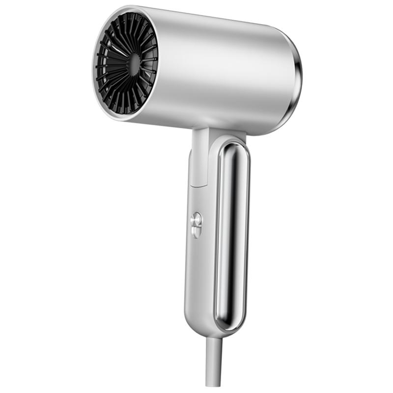 Folding Handle Hair Dryer with Large Hood, High Power Negative Ion Hair Dryer for Home Use, Fast Drying & Hair Care