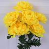 7-Head Chrysanthemum Artificial Silk Flower for Memorial and Cemetery Display during Tomb Sweeping Day.