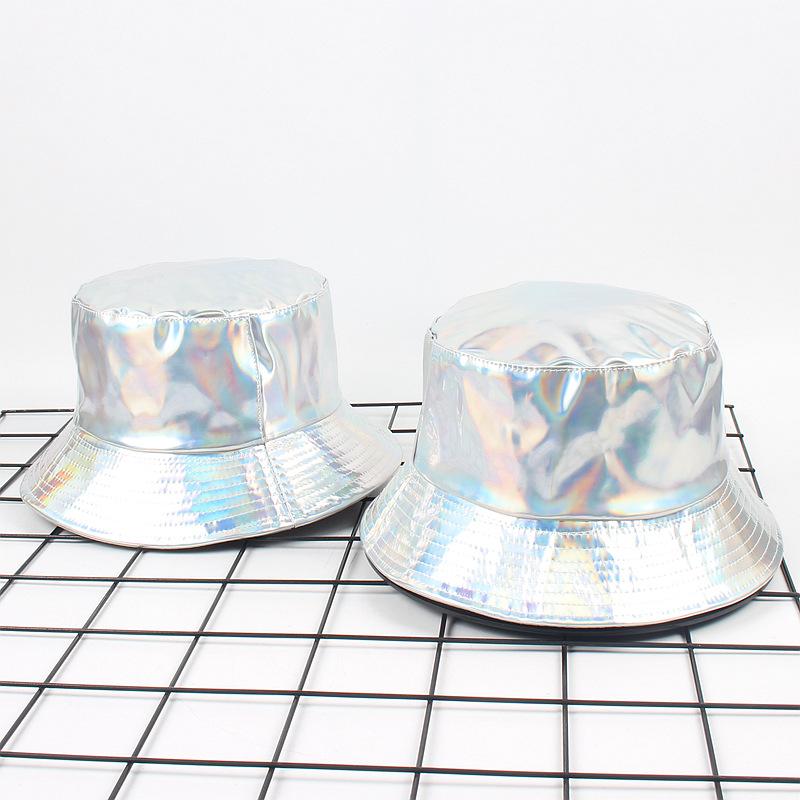 Manufacturer Europe and the United States new hat color-changing D laser bucket hat men and women street shooting trend basin hat