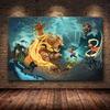 Unframed The Poster Decoration Painting of DOTA2 On HD Canvas Canvas Painting Wall Art Canvas Wall Art Canvas