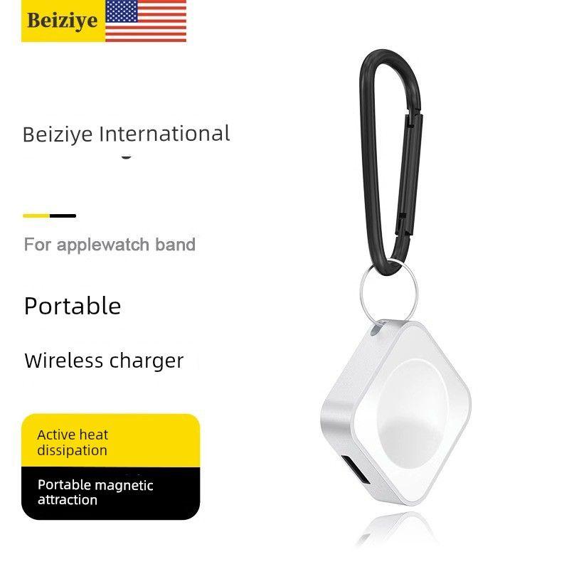 

Watch Portable Charger Apple Watch S8 Portable Charging Base Iwatchs7 Watch Wireless Magnetic Ultra Compact 5 Generation Lightning Interface Type-C Silver