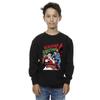 DC Comics Boys Superman Santa Comic Sweatshirt