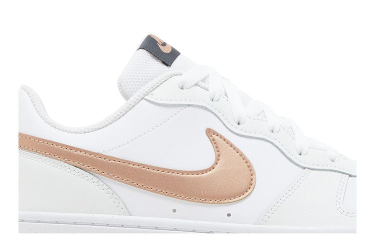 Nike Court Borough Low 2 GS 'Biały Metaliczny Czerwony Brązowy'