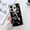 Custodia Morbida per Telefono con Sigillo Crociato Cyber Gotico per Xiaomi Redmi Note 14 15 Pro Plus 13 12 11S 11T 5G 10 9S 9 Placcata Anti-Caduta Fundas
