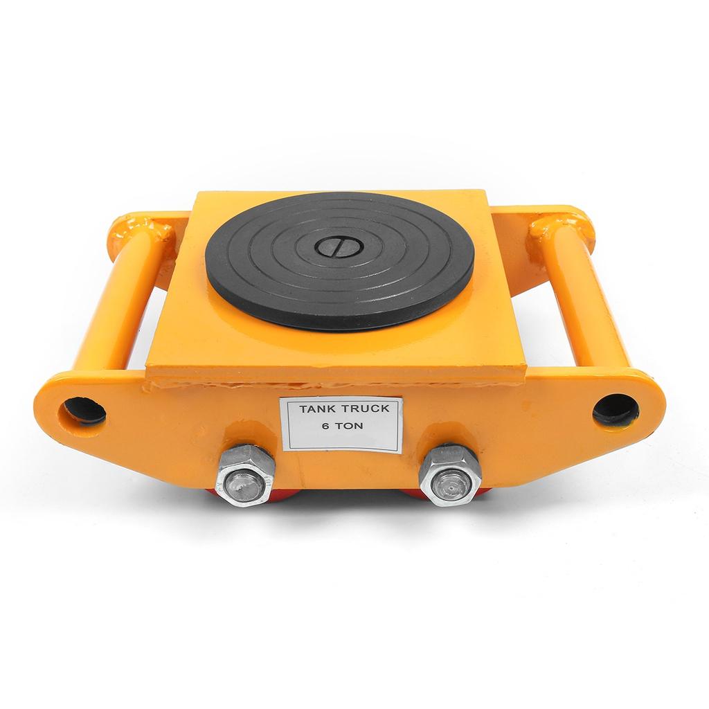 Cast Steel And PU Durable Machine 6T/13200lb Dolly Skate Machinery Roller Mover Cargo Trolley
