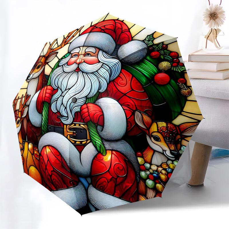

1pc Sonic the Hedgehog Automatic Opening Closing Umbrella, Portable 3-Fold Design with 8-Bone Iron Frame, Outdoor Umbrella, Ideal Gift for Fans, Trave