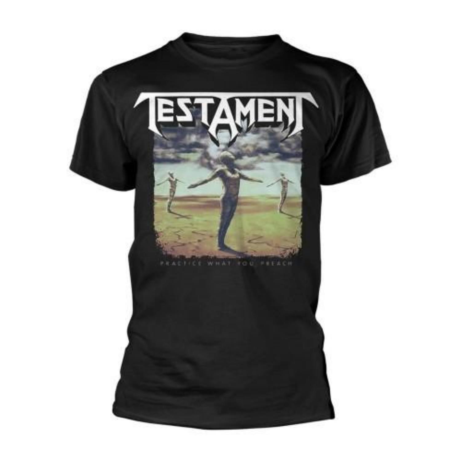 Testament Unisex Adult Practice What You Preach T-Shirt S чёрный