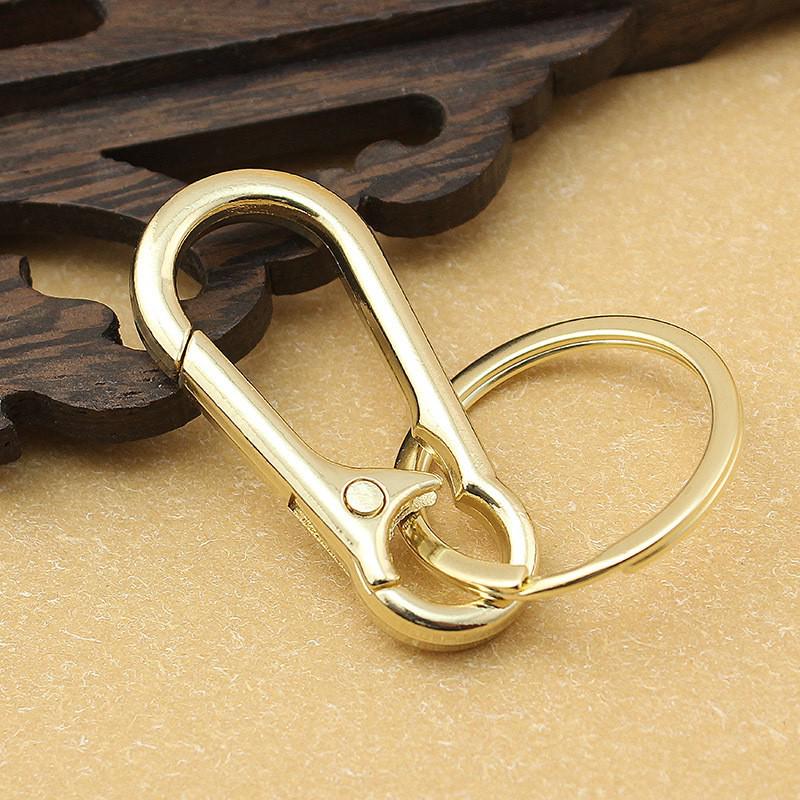Versatile Stainless Steel Car Keychain for Men and Women - Waist, Bag, and Backpack Hanging Hook