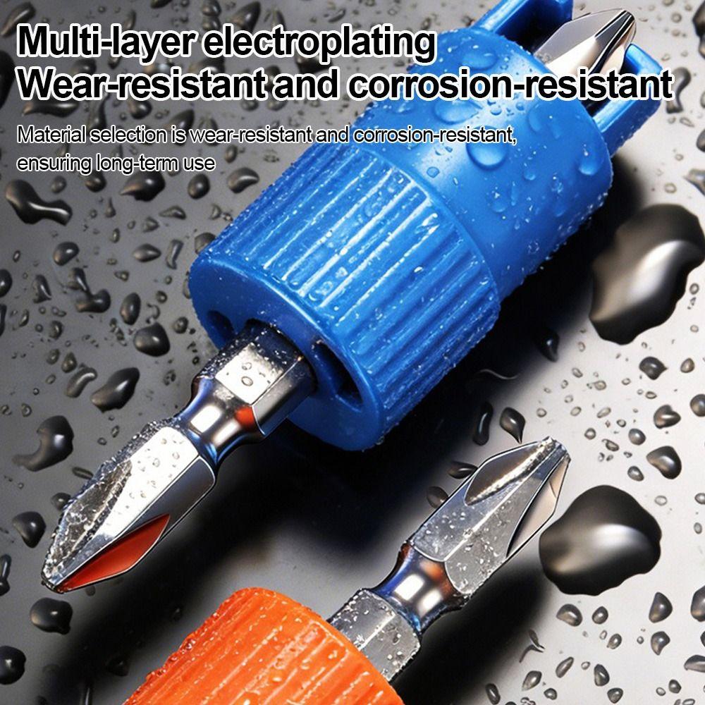 High Precision Tool Spring Positioning Screwdriver Bit Safe Anti-Drop Bit Holder Durable Stable Screw Driver Electric Drill