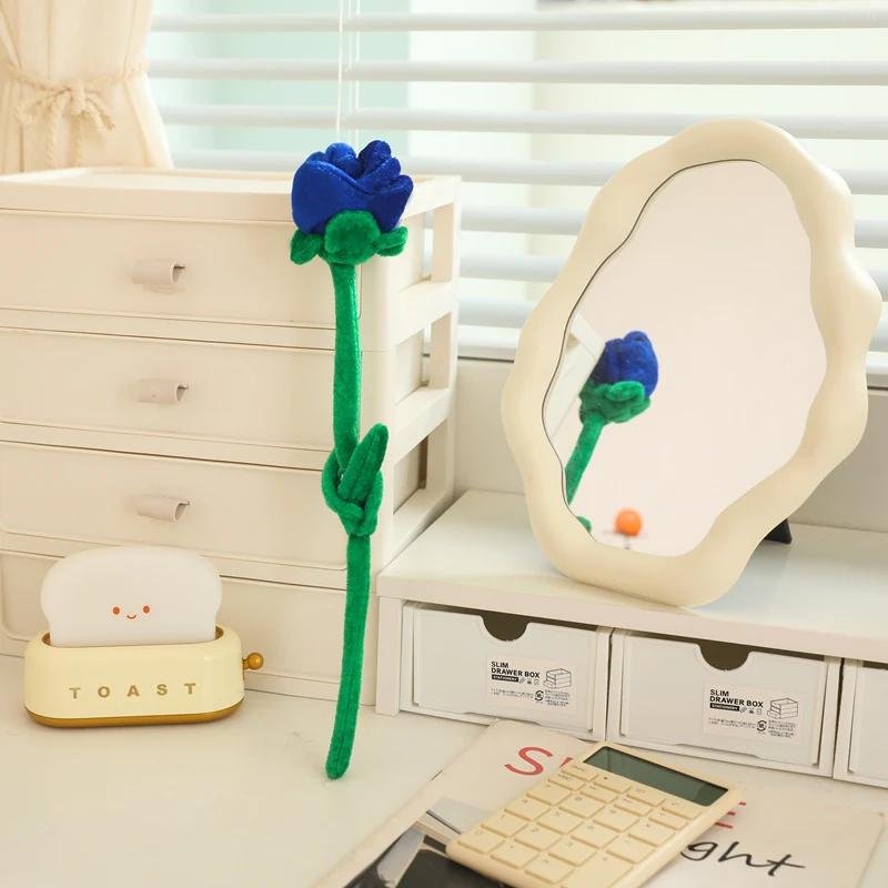 Curtain Accessories Home Decoration Cute Smile Cartoon Sunflower Rose Plush Toys Christmas Valentine's Day Gift