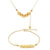 Copper Coin Light Luxury Five Emperors Coin Retro Sand Gold Necklace Broken Ice Advanced Neck Chain Flash Literary Retro