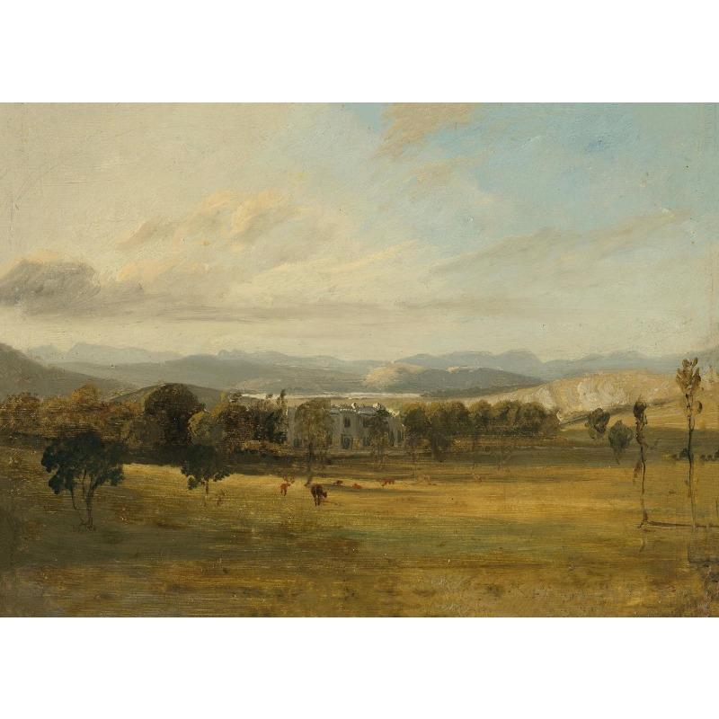 Vintage Field Country Landscape Painting Posters and Prints Canvas Printing Wall Art Picture for Living Room Home Decoration