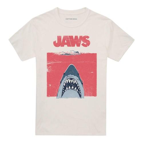 Jaws Unisex Adult Poster 50th T-Shirt