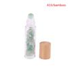 10ml Natürlicher Edelstein Roll-On Flasche Nachfüllbar Ätherisches Öl Körperparfüm Glas innen Heilkristall Schönheits-Chips 1 Stück