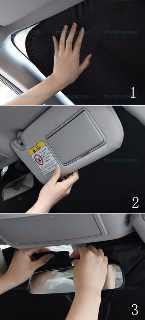 VEZEL Honda [2025 New Design] Car Sun Shade Umbrella, Foldable, Sunshade for Vezel, 2nd