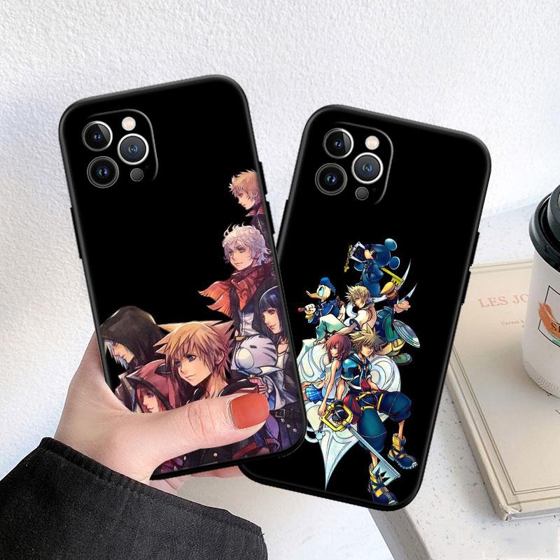 CJ73 Kingdom Hearts Soft Shell Phone Case for Redmi Note 13 14 Pro+ Plus A3 A3X 13X 13C 13R 14S 14C 14R