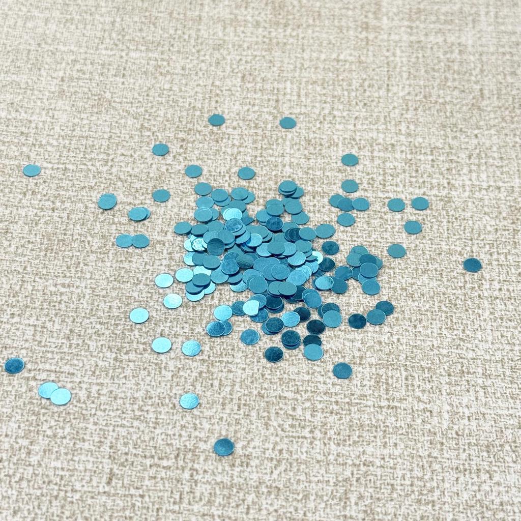 Runde Flache PET-Pailletten Ohne Loch für DIY-Schmuck & Bühnenkostüm-Accessoires