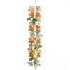 Multicolor Artificial Maple Leaf Garland Mini Pumpkin Hanging Garland  Harvest Festival Ornament