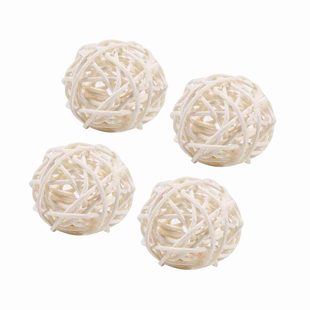 5 Colors 20Pcs Decorative Rattan Balls Ornaments Wedding Christmas Birthday Party Decorations