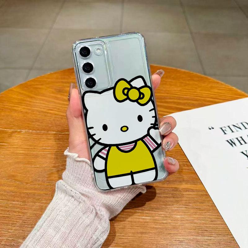 

Samsung S21-S25 Ultra Drop-Proof Transparent Cartoon Case Samsung S24 Ultra