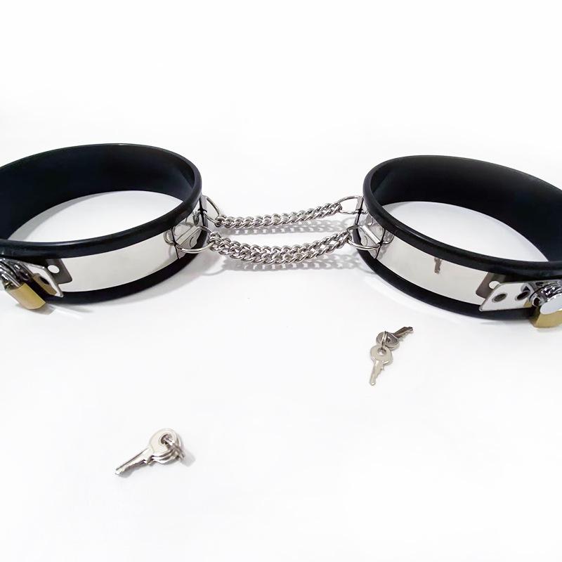Hei Di Adult Supplies Men's Women's Chastity Belt Kit with Thigh Ring and Keys Sex Health Product