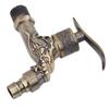 Vintage Bibcock Faucet Bathroom Wall Mount Washing Machine Garden Hose Tap Spout