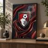 Bournemouth Football Diamond Painting Kit 5D Full Drill DIY Diamond Mosaic Wall Art Home Decor