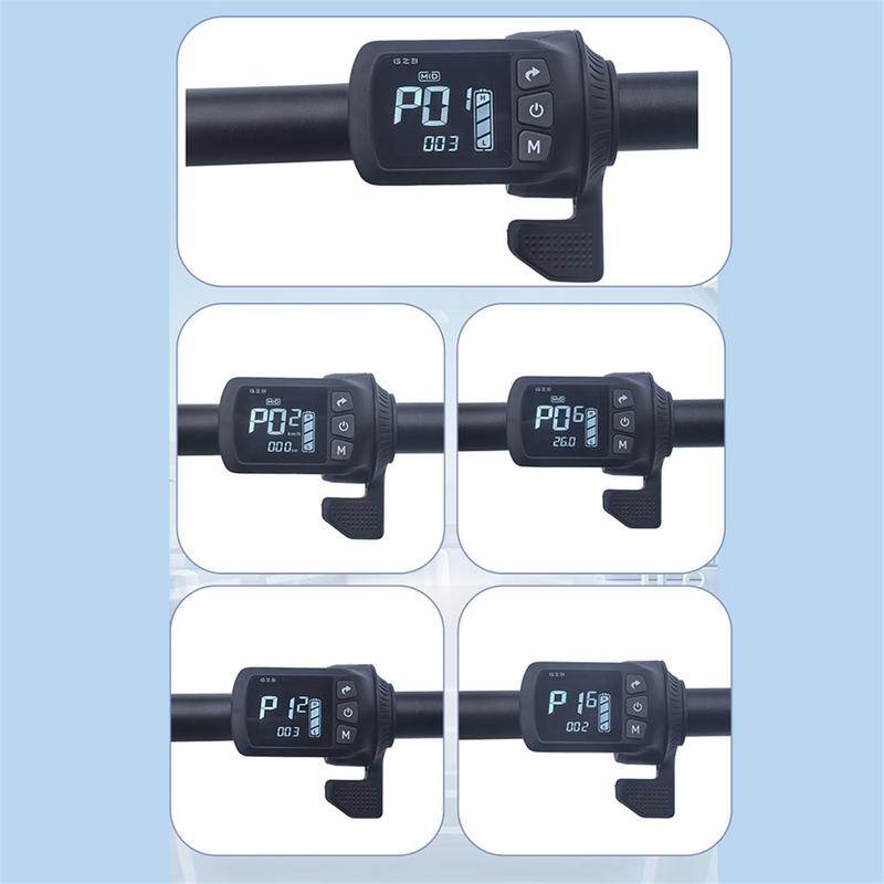 GZ3 24V/36V/48V/52V/60V LCD displeja panelis īkšķa