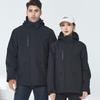 Autumn/Winter Outdoor Windproof Jacket & Workwear Two-Piece Cold-Proof 3-in-1 Mountaineering Suit for Men & Women