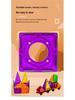 Stained Glass Magnetic Tile Building Blocks - Educational Toy for Developing Spatial Thinking