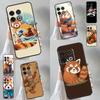 Red Panda Case For Oneplus 10T 8T 9R 9RT 10R 11 8 9 10 Pro Ace Nord 2 2T N10 N20 N30 CE 2 Lite Cover