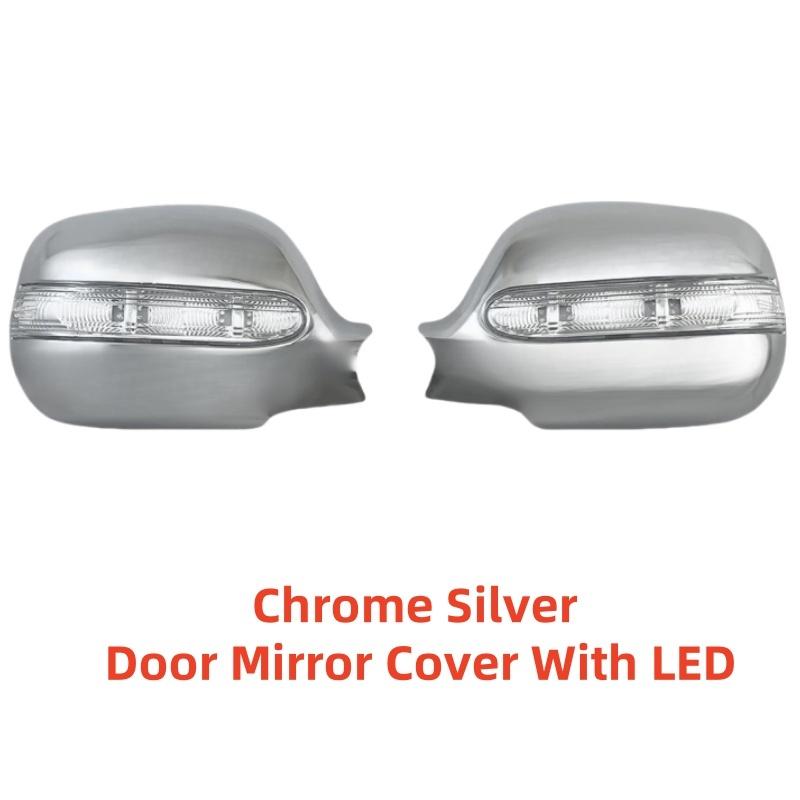 Chrome Rearview Car Accessories Trim Side Door Mirror Covers With LED For Toyota Picnic Ipsum Front 1996 1997 1998 1999 2000