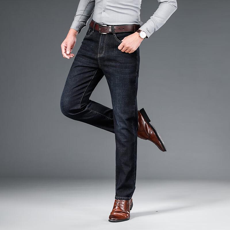 

Yiliteng Men s Cotton Blend Straight Jeans 31