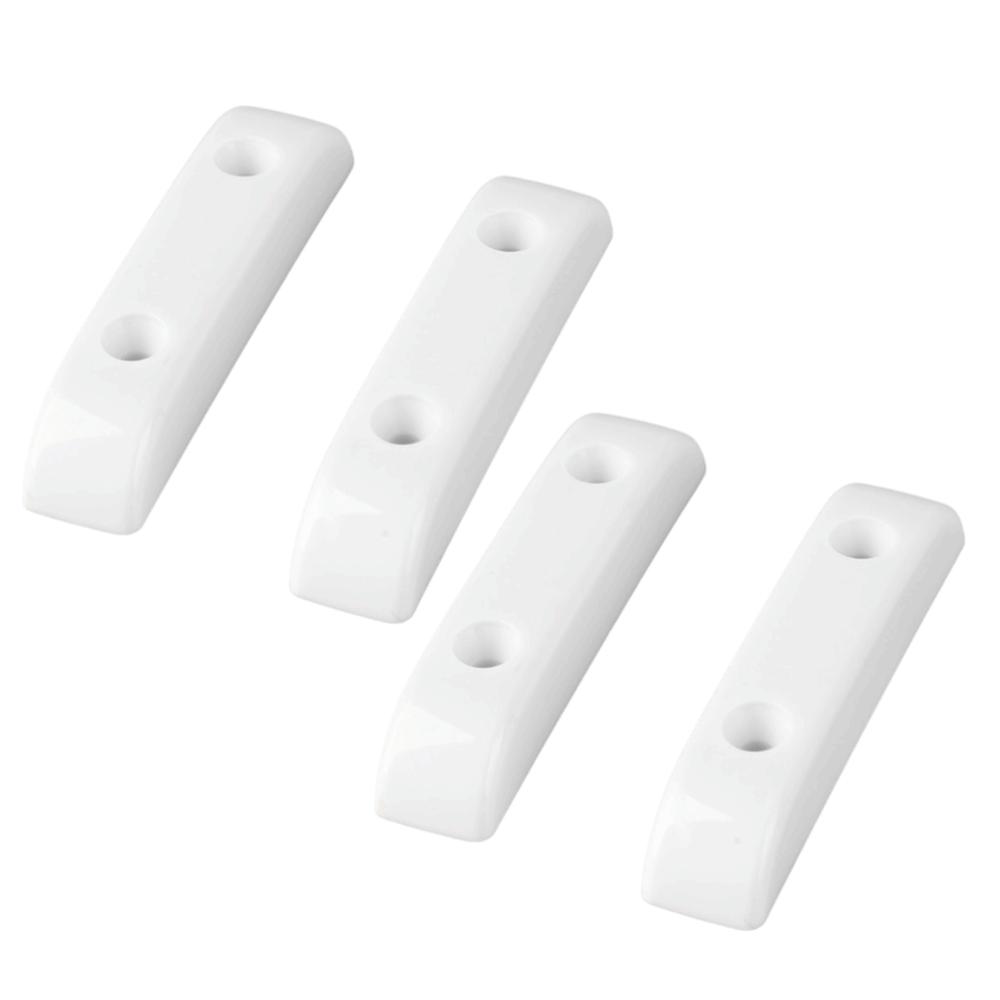 4PCS White Bass Guitar Thumb Rest Plastic Bass Finger Rest Anti Slip Bass Thumb Rest Guitar