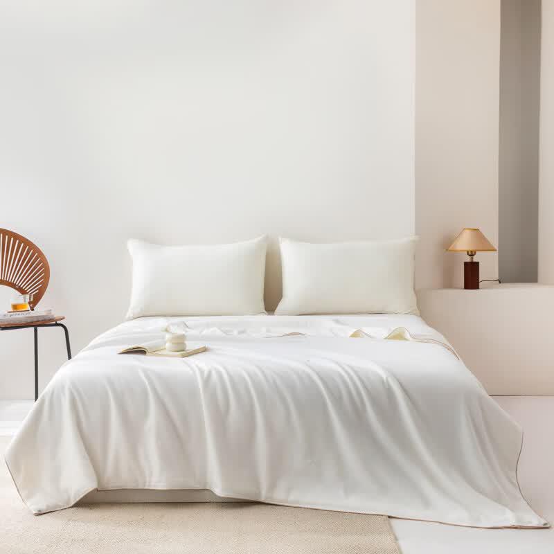 Sateen Jacquard Summer Quilt with Milk Protein Fiber Filling