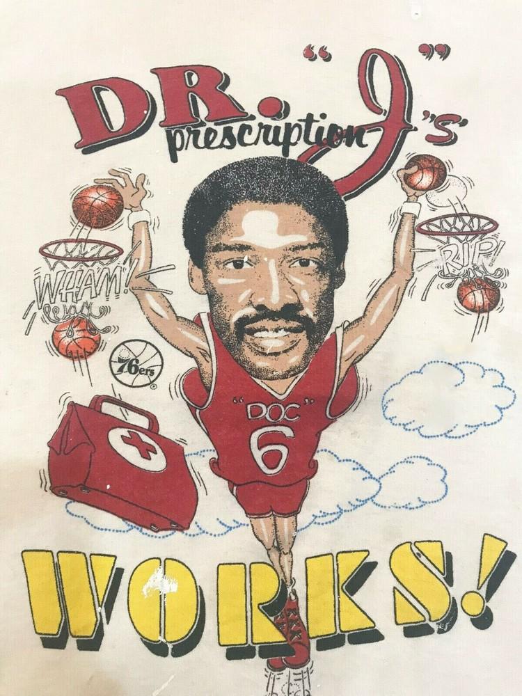 Julius Erving caricature Men T-shirt White Unisex All  JJ4448 Unisex T-Shirt XL