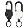 Automatic Retractable Wire Rope Luya Anti-theft Tactical Keychain Telescopic Belt Keyring Outdoor Carabiner Hook Backpack Buckle