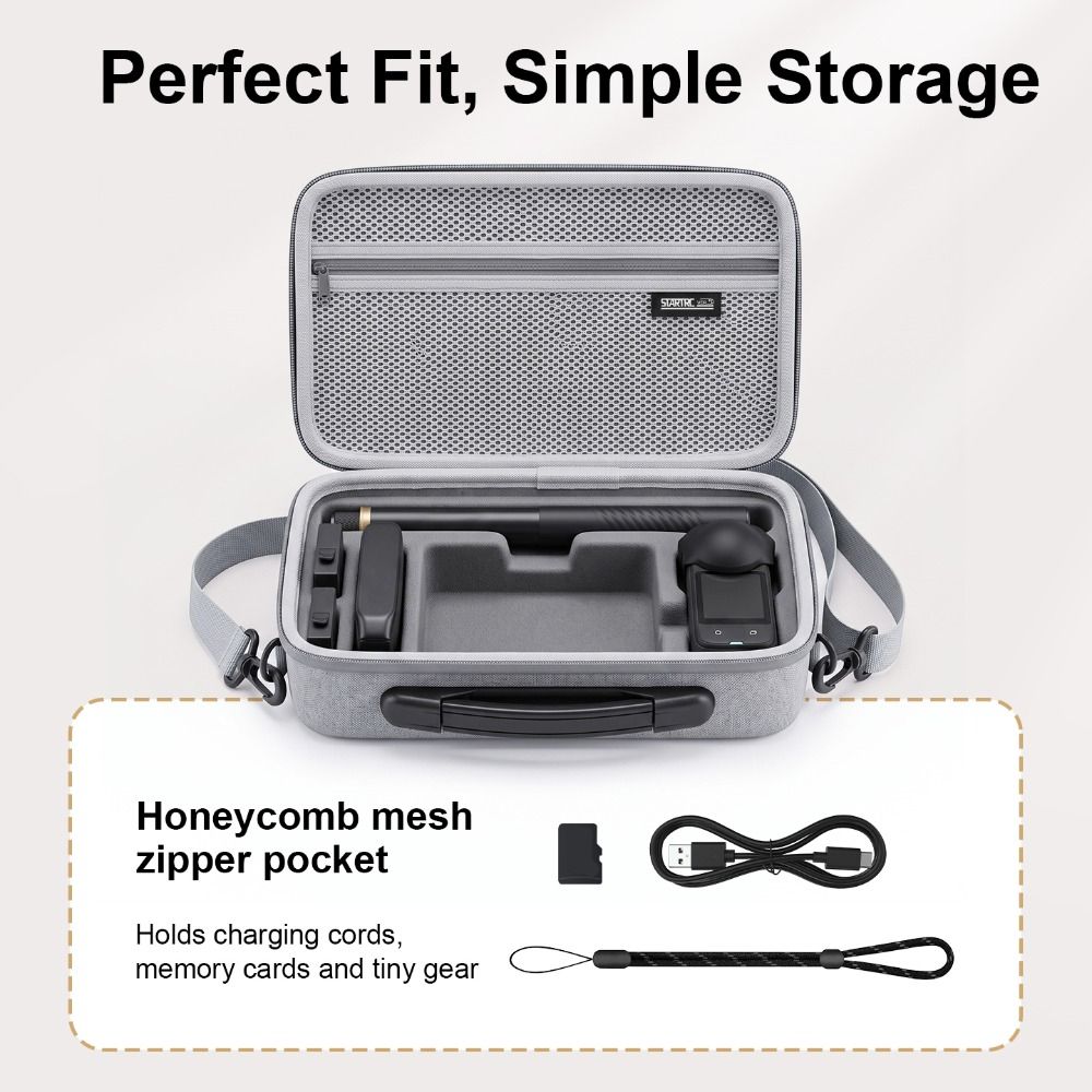with Shoulder Strap Camera Storage Bag for Insta360 X6 Creator Combo Action Camera Accessories