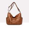 Retro Casual Tote Bag Female Luxury Designer Handbag Shoulder Bag for Women 2023 New Ladies Vintage PU Leather Crossbody Bag