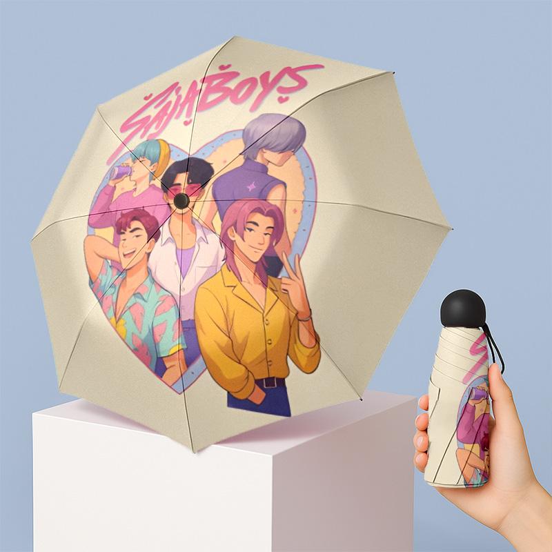 Saja Boys (23) Outdoor Umbrella Perfect for Beach Trips Travel Adventures and All Season Outdoor Activities