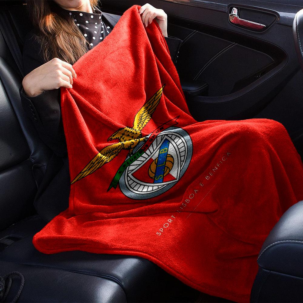 Benfica Motiv Aufdruck Decke - Perfekt für Sofa, Bett, Reisen & Außenbereich | Maschinenwaschbar, Gemütlich & Langlebig.