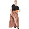 PINKO Loose Fit Hollow Short Sleeve Knit Top Women tops Black 103148A1PG-Z99