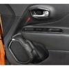 For Jeep Renegade 2015-2023 Carbon Fiber Inner Door Handle Bowl Frame Trim 4pcs